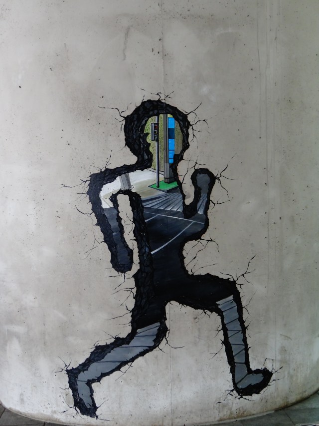 Man in Wall