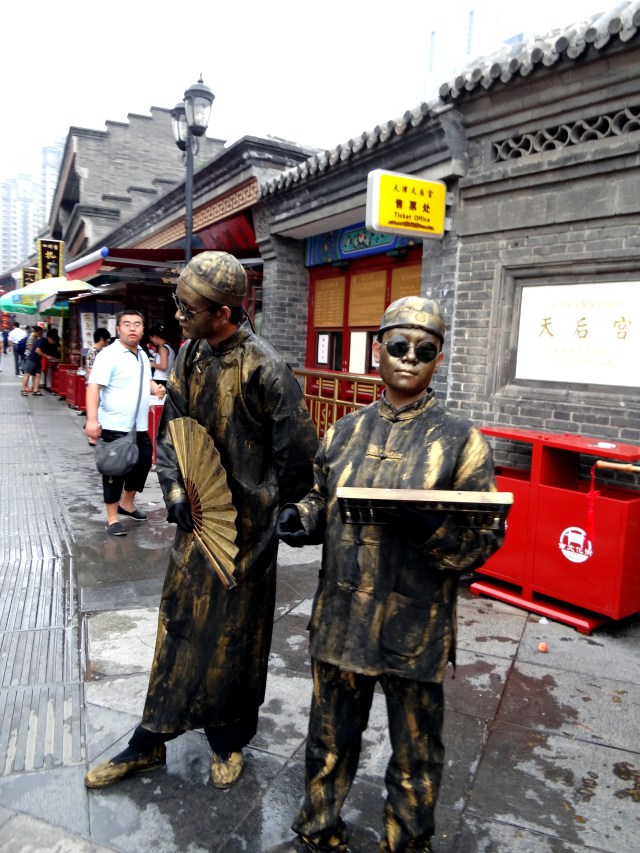 Two Men in Oil Paint