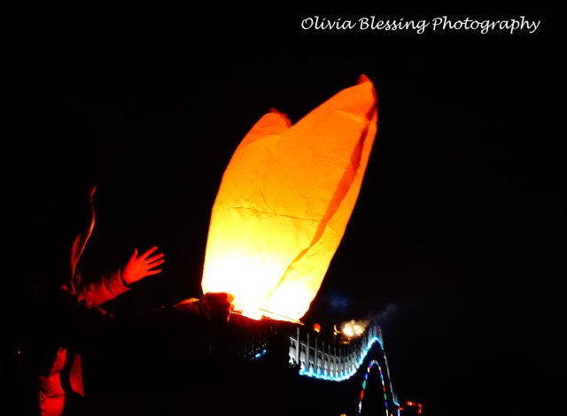 Lanterns lit during the Lantern Festival 2015